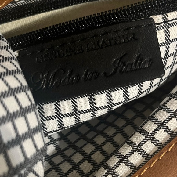 Dark Green Firenze Italy -Genuine Leather Clutch Bag - Picture 7 of 12